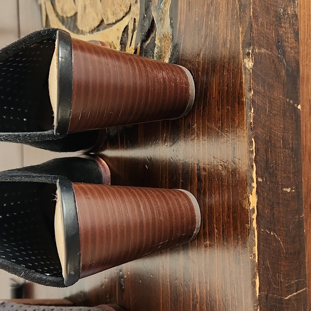 Sam Edelman black suede mules - Picture 2 of 5